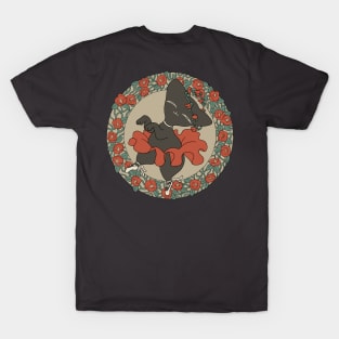 Black Cat Ballerina T-Shirt